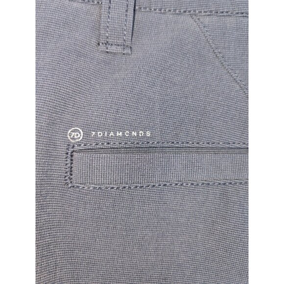7Diamonds Mens Momentum Performance Shorts 38 Charcoal Gray - Picture 6 of 10